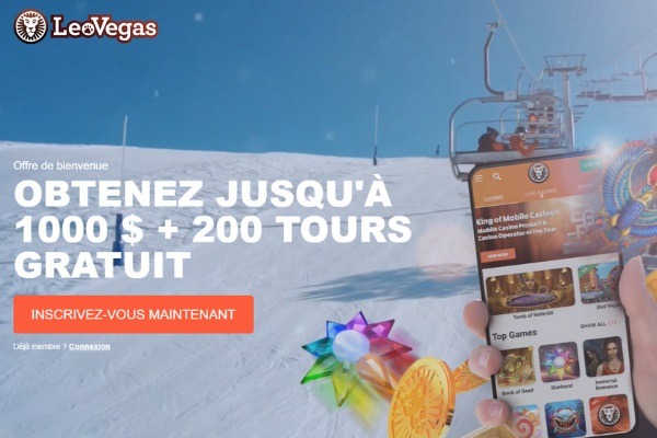 leo vegas bonus de bienvenue