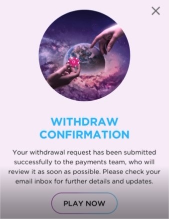 Apple Pay withdrawal screenshot 3