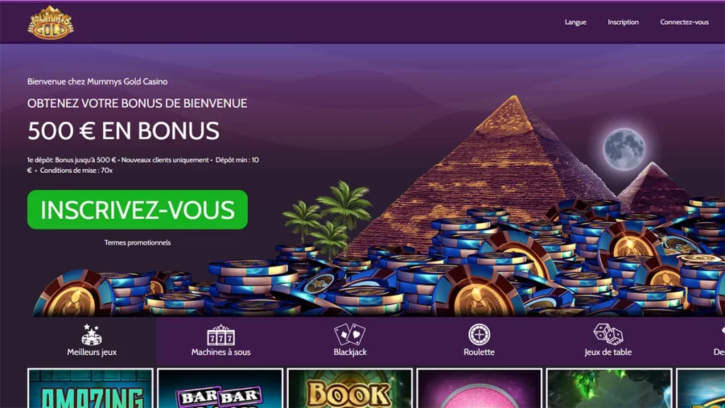  Mummys Gold Casino en ligne avis 