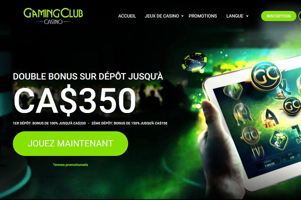 Gaming Club Casino bonus