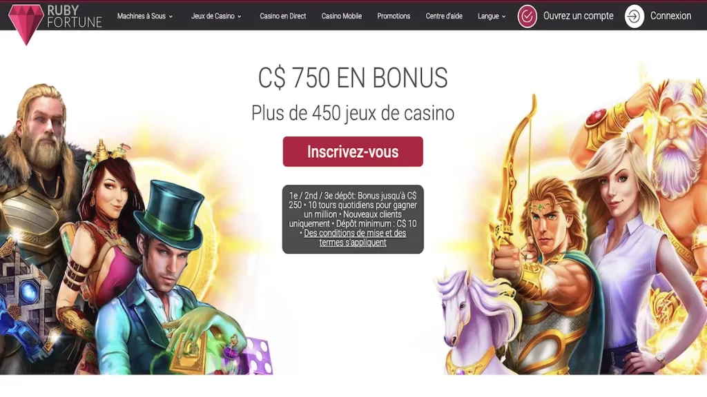 Ruby Fortune Casino en ligne