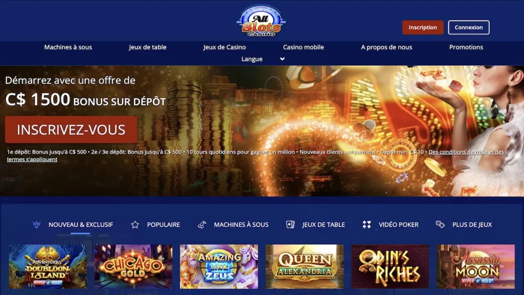 Casino en ligne All Slots
