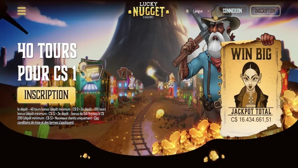 Lucky Nugget casino en ligne