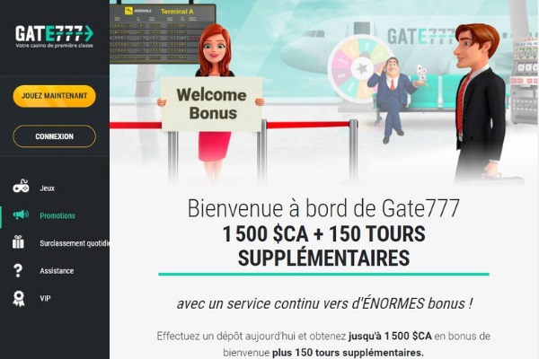 Gate777 Casino bonus