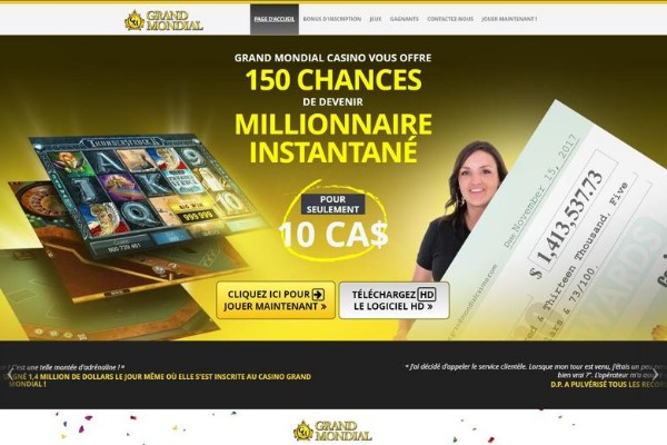 Grand Mondial Casino en ligne