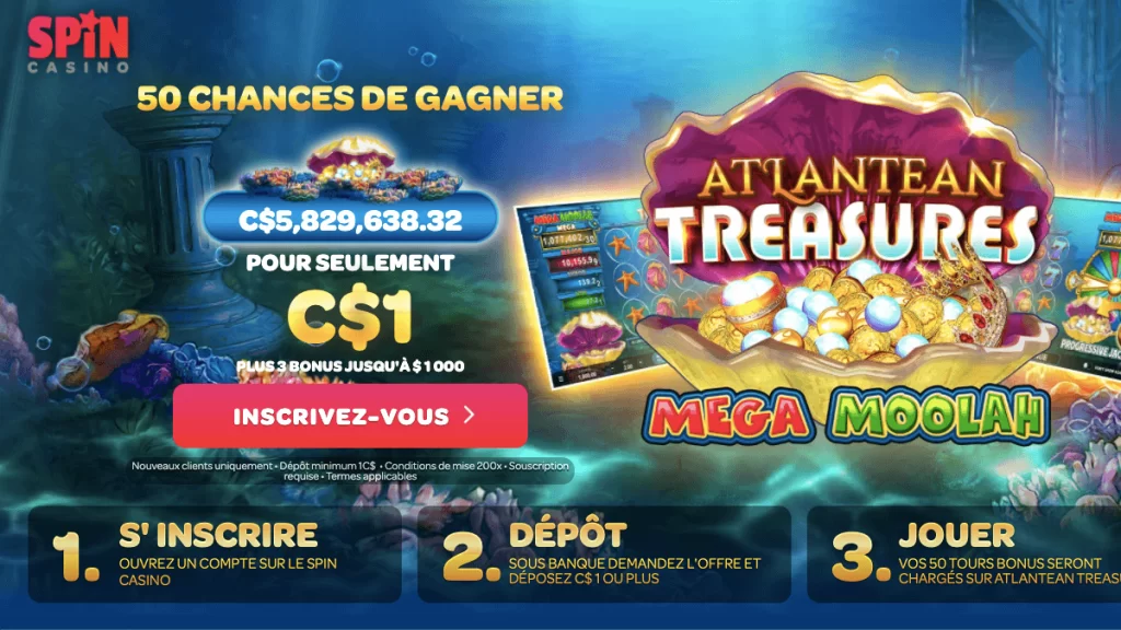 Spin Casino 1$