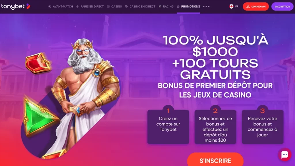 TonyBet Casino en ligne