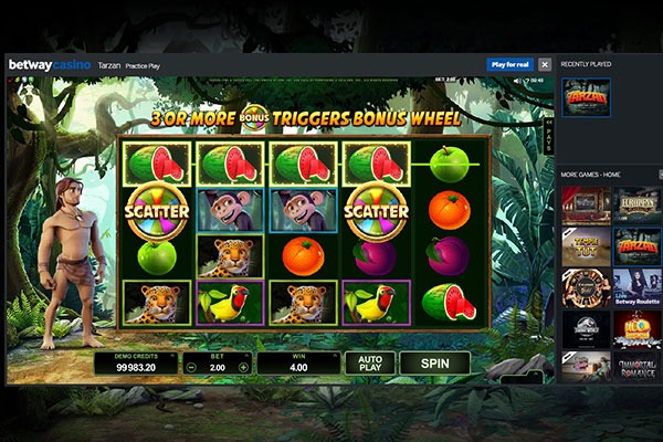 Betway Casino Slot Tarzan