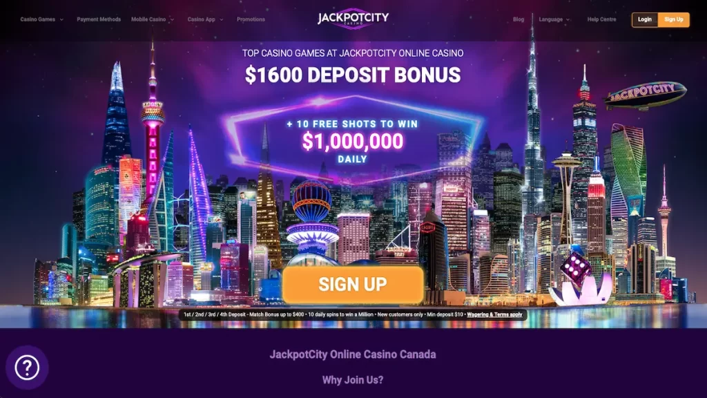 JackpotCity Casino Canada