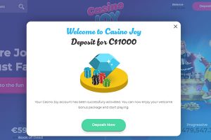 Casino Joy Welcome Bonus Canada