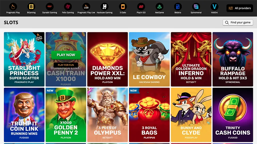 PlayAmo Casino Slots