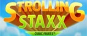 Strolling Staxx slot review Logo of Strolling Staxx slot