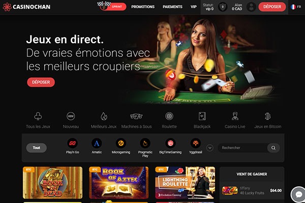 Casino Chan en direct