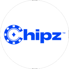 Chipz Casino logo white circle