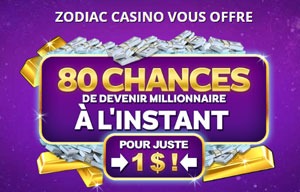 Zodiac Casino 80 chances