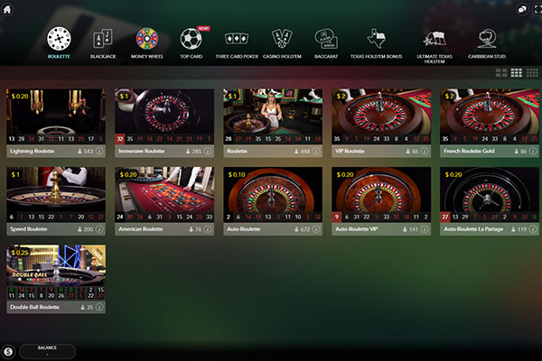 Zodiac Casino Live Dealer