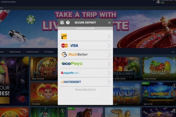 luckland casino payment methods