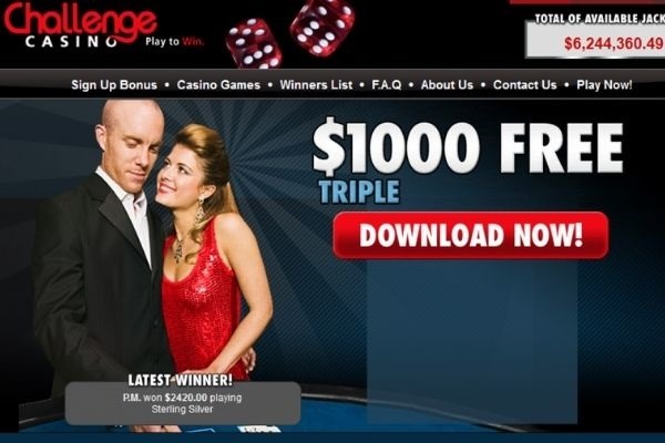 challenge casino homepage