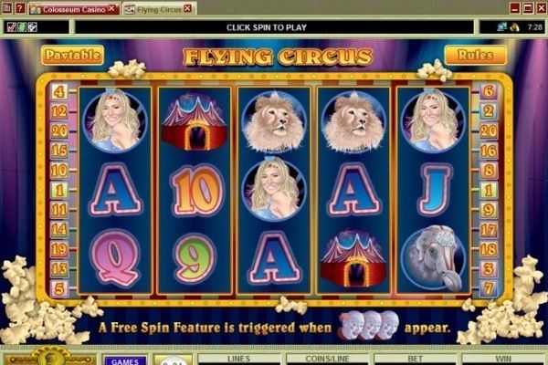 colosseum casino slots