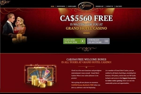 grand hotel casino homepage