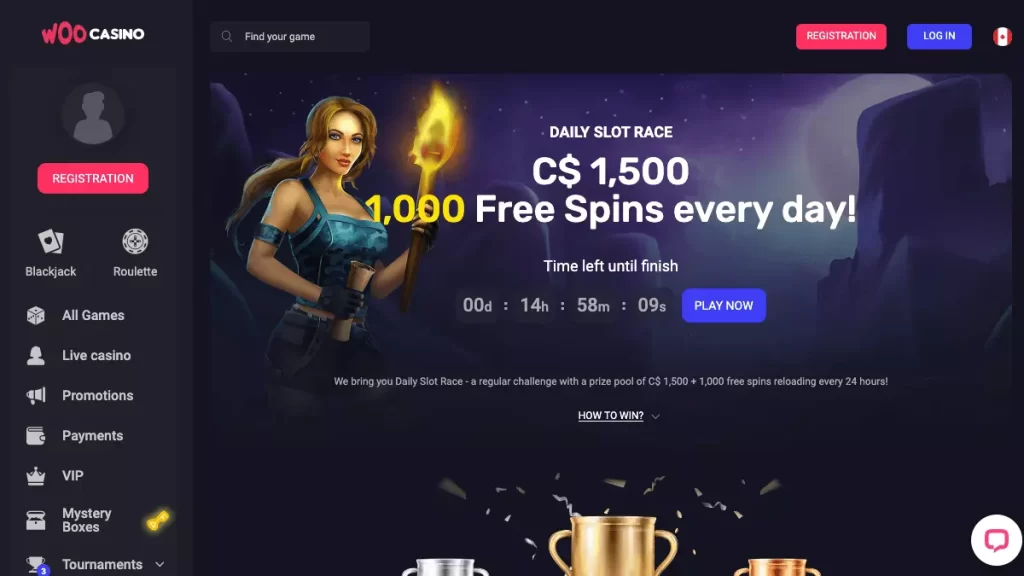 Woo Casino 1000 Free Spins