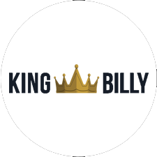 King Billy casino logo white circle