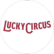 Lucky Circus Logo White Circle