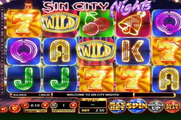 sin city nights slot by Betsoft