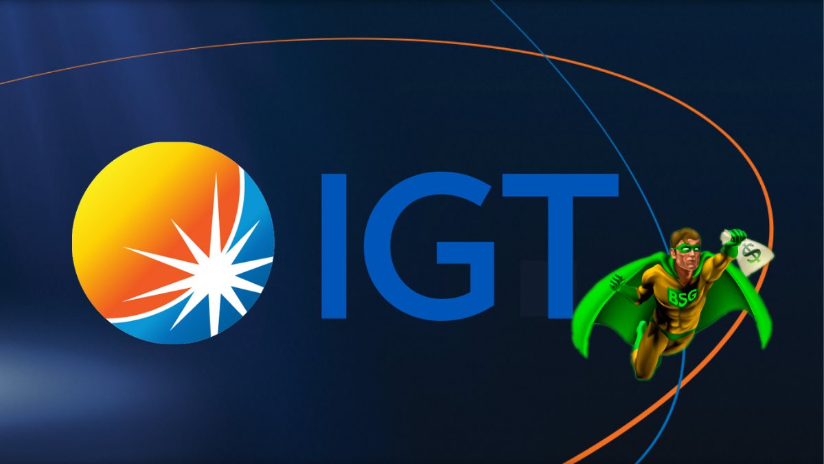 igt casinos logo and black widow character