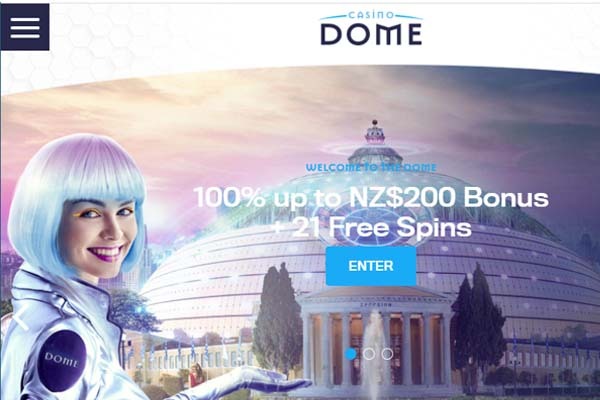 Casino Dome Homepage