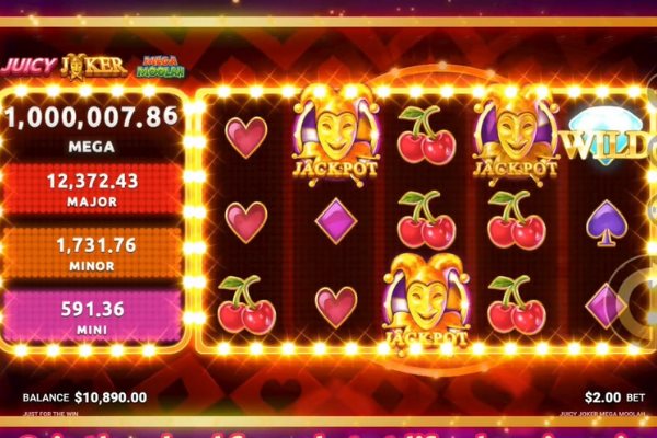 juicy joker mega moolah slot by microgaming