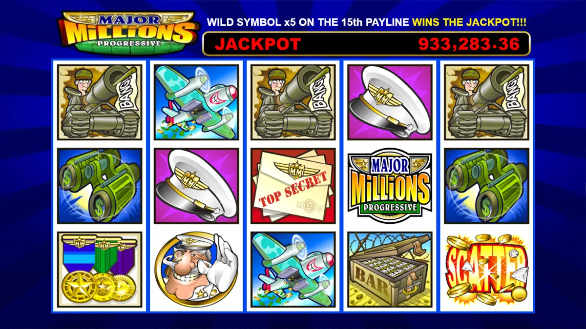 Major Millions slot game