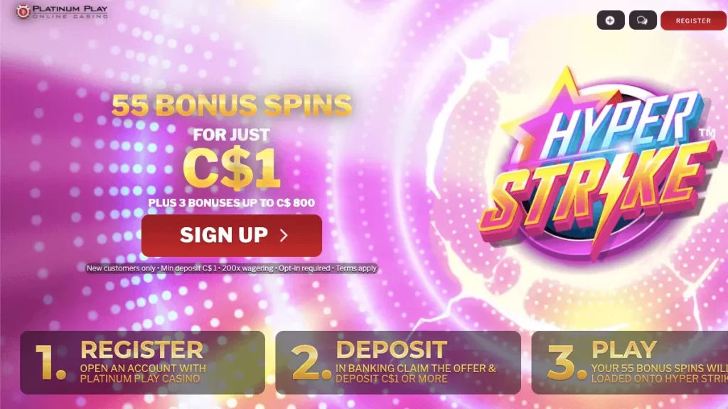 Platinum Play $1 Deposit
