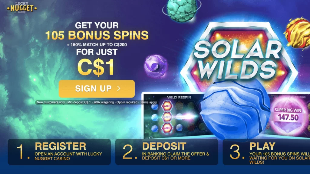 Lucky Nugget $1 Deposit