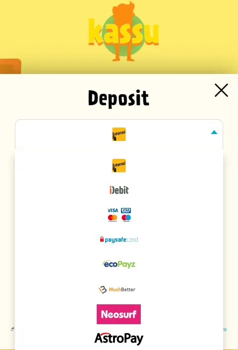 Kassu Casino Deposit
