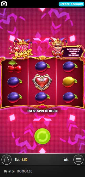 Love Joker Play n go Mobile