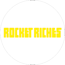 Rocket Riches Logo White Circle