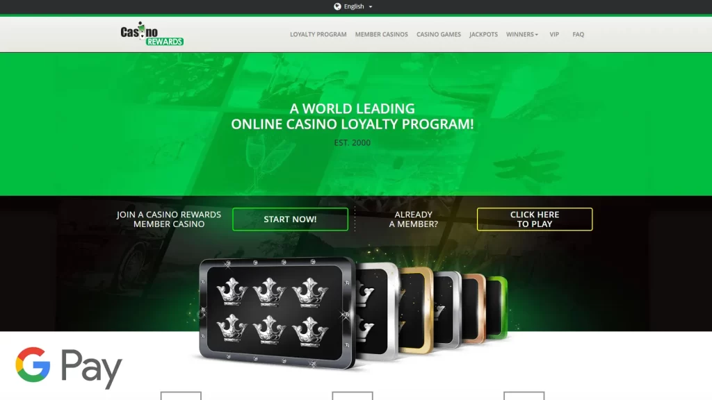 Casino Rewards with GPay