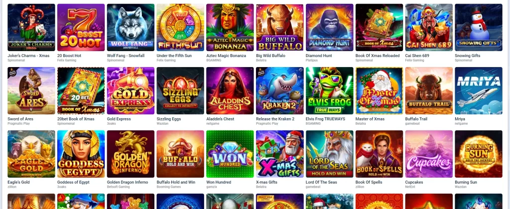 20Bet software providers
