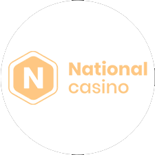 National Casino logo White Circle