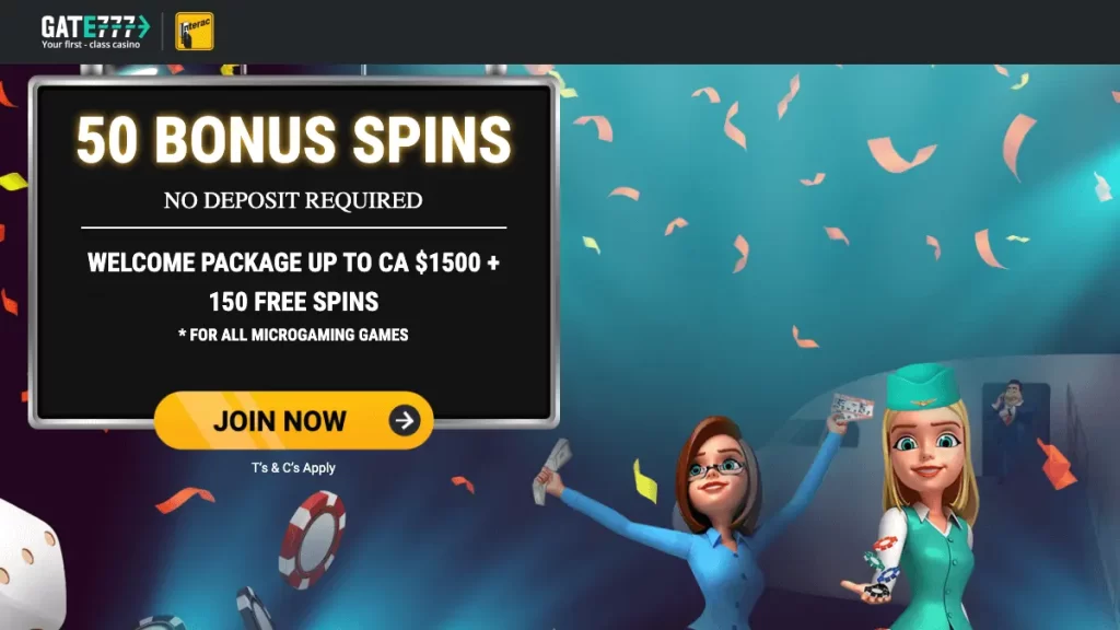 Gate777 no deposit free spins