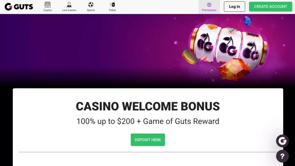 Guts Casino CA