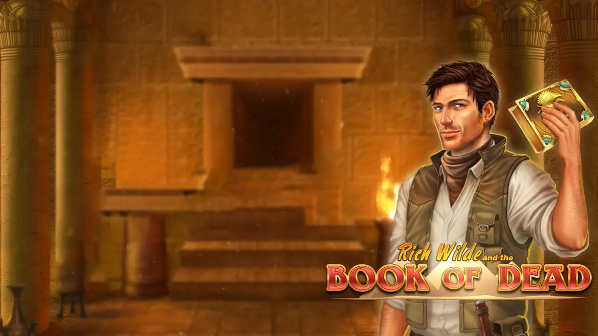 Book of Dead slot game background