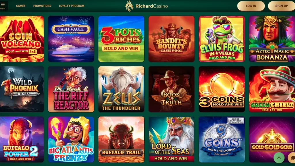 Richard casino games