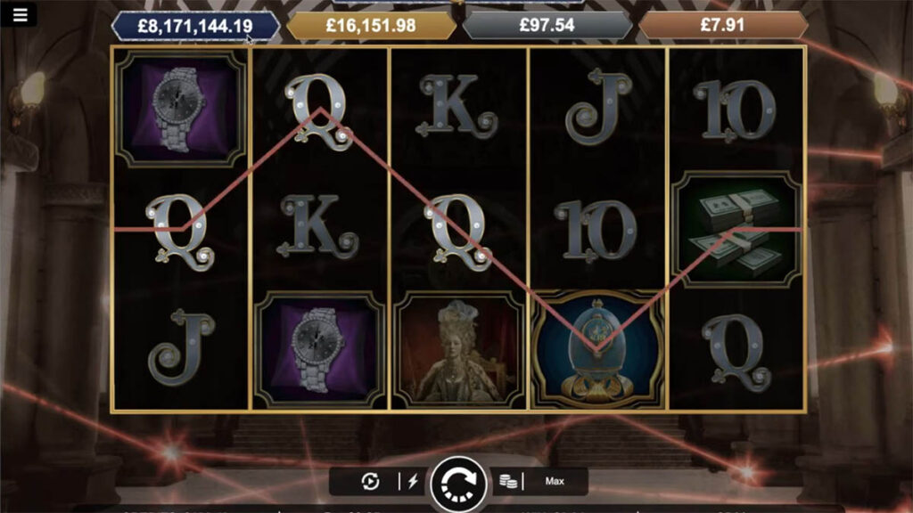 Mega Vault Millionaire slot game screenshot