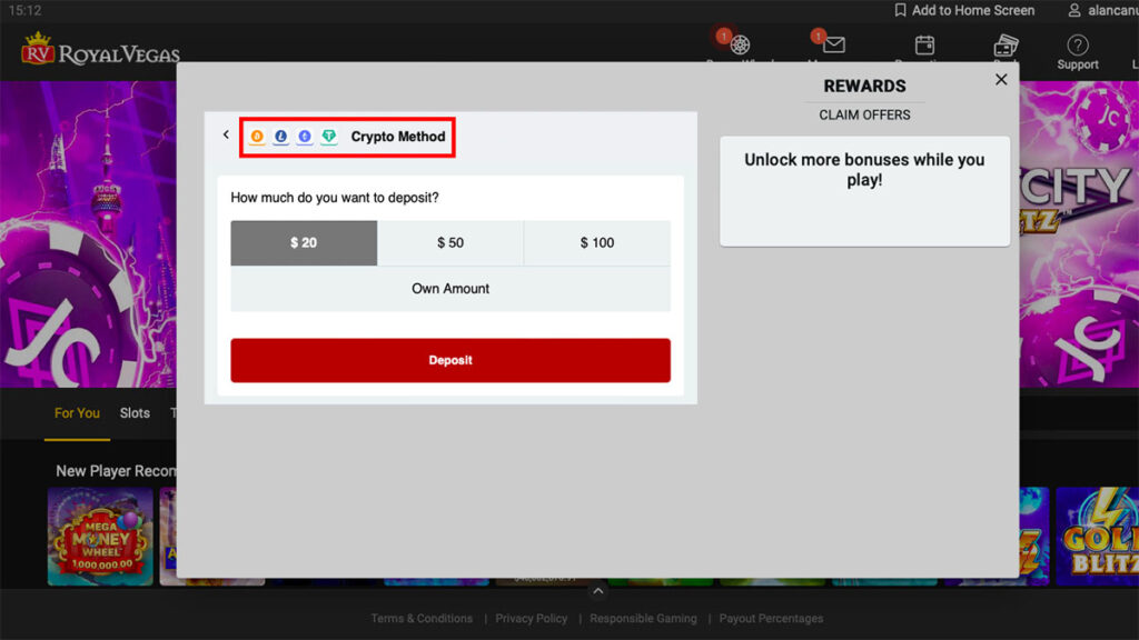 Royal Vegas Casino Crypto