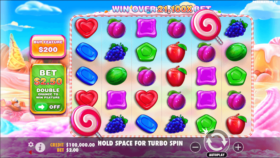 Sweet Bonanza slot screenshot