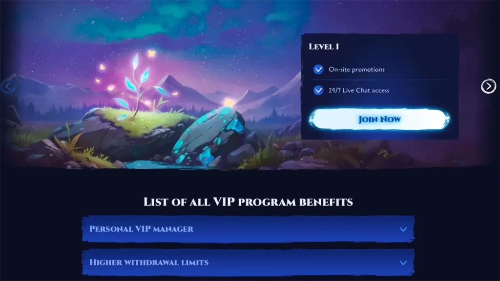 Spinight Casino VIP program