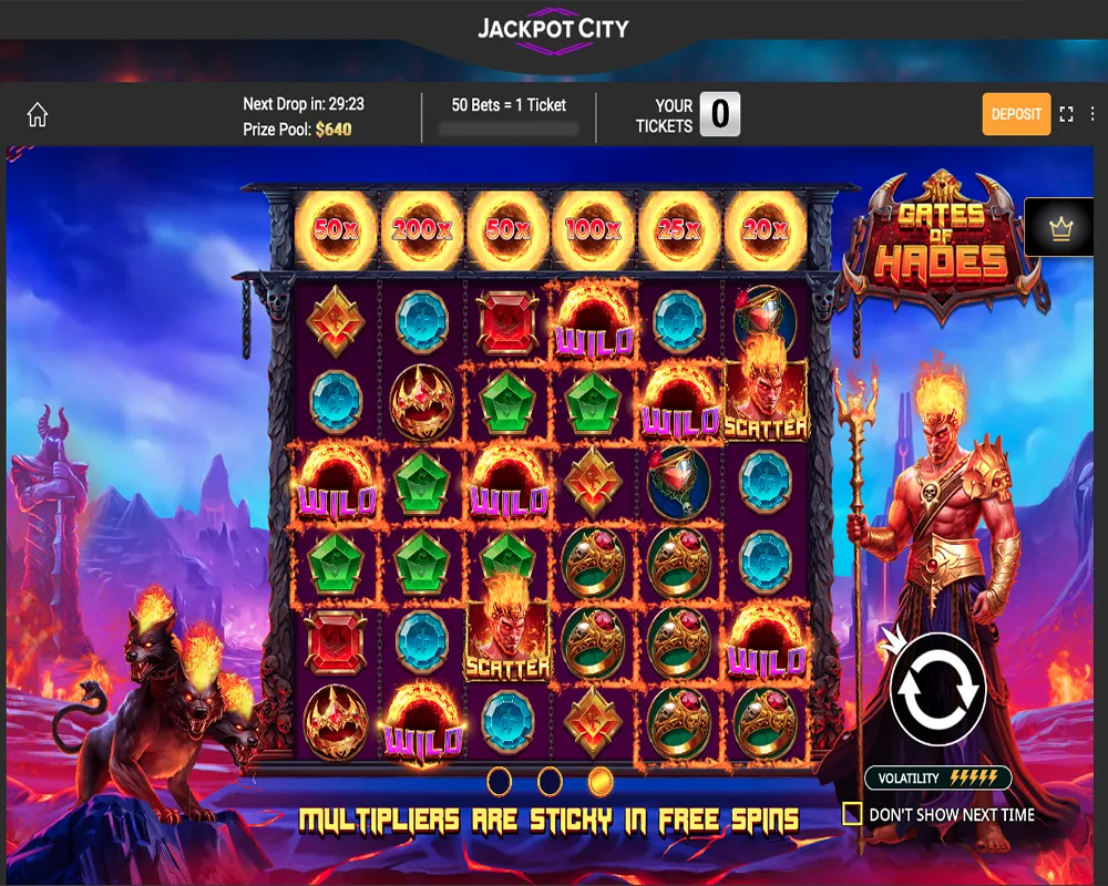 Gates of Hades slot screenshot