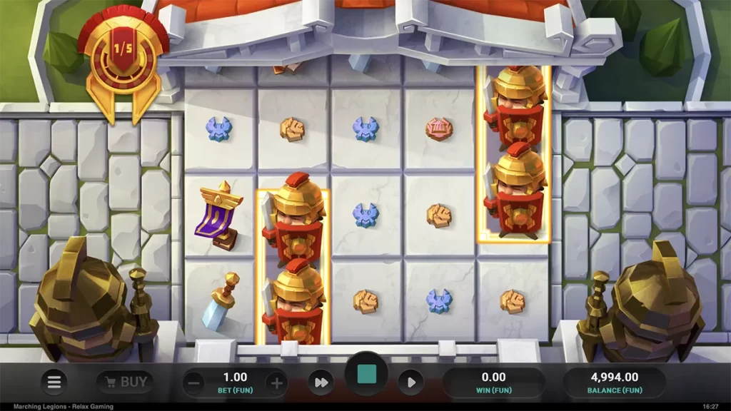 Marching Legions slot screenshot